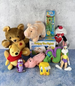 Collection Of Vintage Plush Toys
