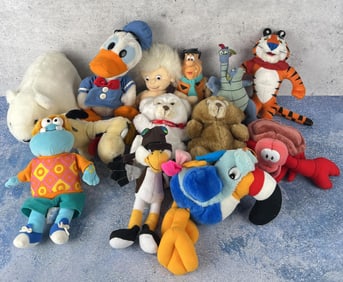 Collection Of Vintage Plush Toys