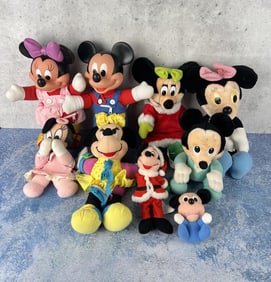 Collection Disney Mickey & Minnie Mouse Plush Toys