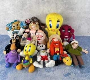 Collection Of Vintage Plush Toys