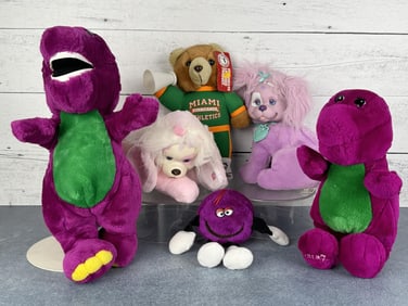 Collection Of Vintage Plush Toys