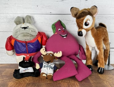 Collection Of Vintage Plush Toys