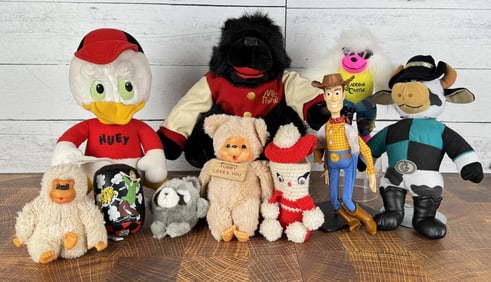 Collection Of Vintage Plush Toys