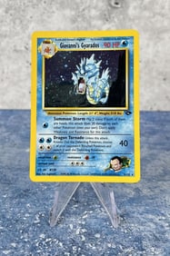 Pokemon Gym Challenge Giovanni's Gyarados Card