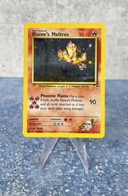 Pokemon Gym Heroes Blaine's Moltres Card