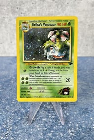Pokemon Gym Challenge Erika's Venusaur Card