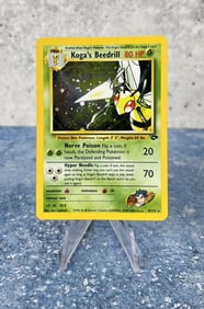 Pokemon Gym Challenge Koga's Beedrill Card