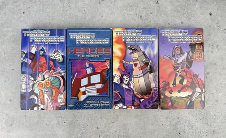 Transformers Cartoon VHS Movies