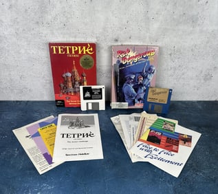 Rick Dangerous and Tetris Amiga Games