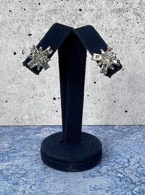 14k White Gold Earrings