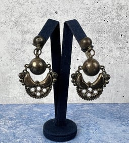 Taxco Mexico Sterling Silver Earrings