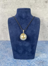 Taxco Sterling Silver Globe Chime Necklace