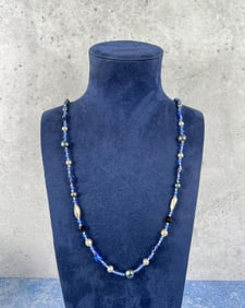 Art Deco Glass Bead Necklace