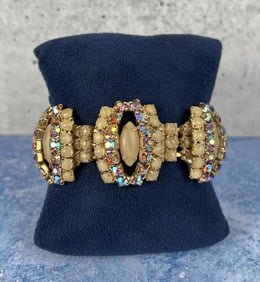 Hobe Rhinestone Costume Jewelry Bracelet