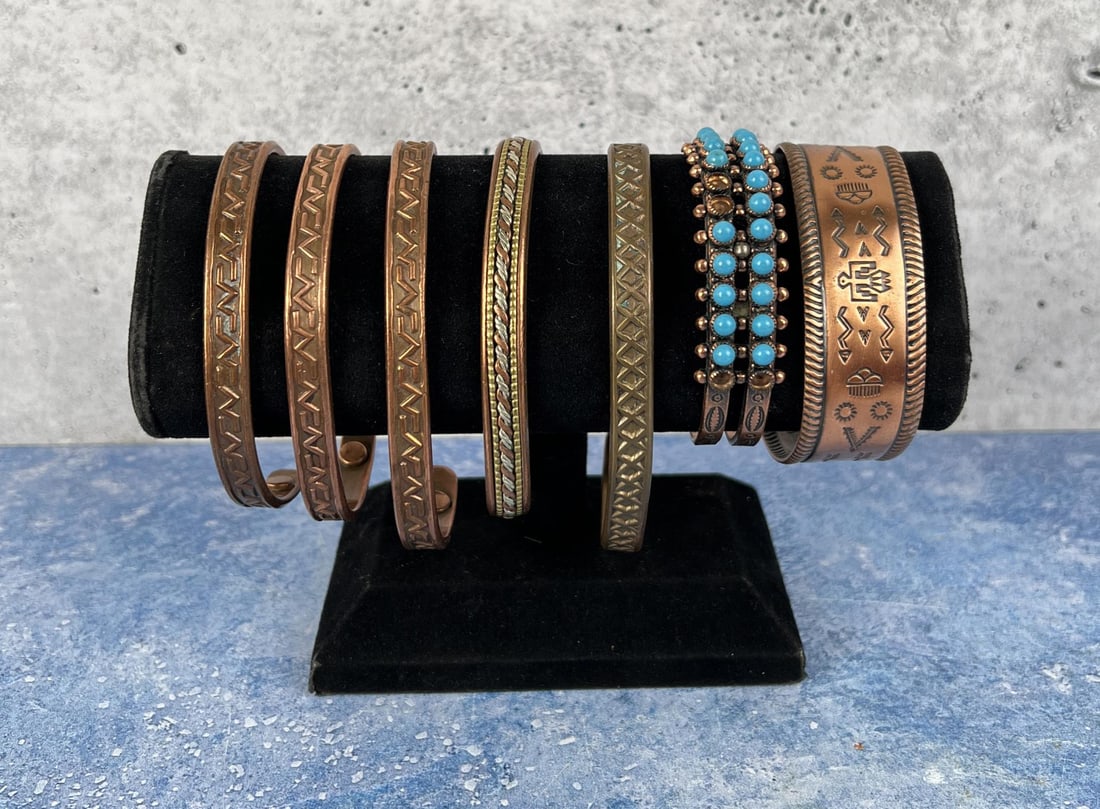 Southwest Trading Post Copper Bracelets (1 of 5)