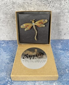 Costume Jewelry Rhinestone Brooch