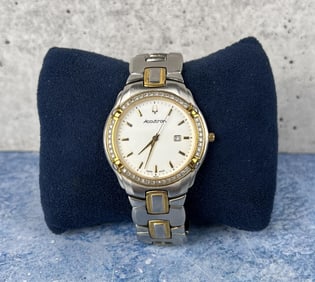 Bulova Accutron Barcelona Diamond Bezel Watch