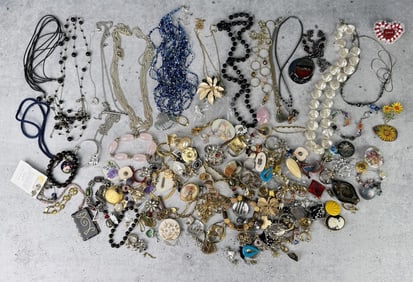Large Group of Assorted Costume Jewelry