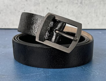 Vintage Brunello Cucinelli Leather Belt and Buckle