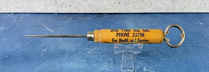 Oro Fino Ice Co Butte Montana Ice Pick