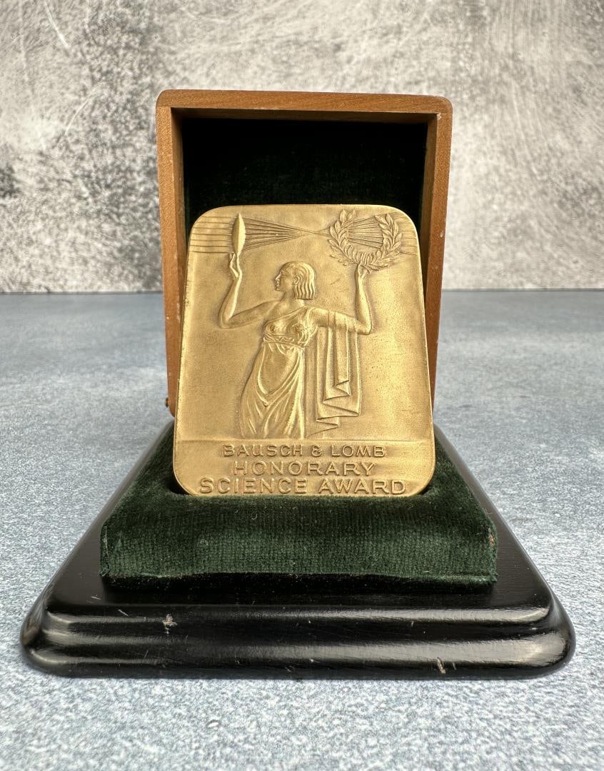 Bausch & Lomb Honorary Science Award: Nice example in box.