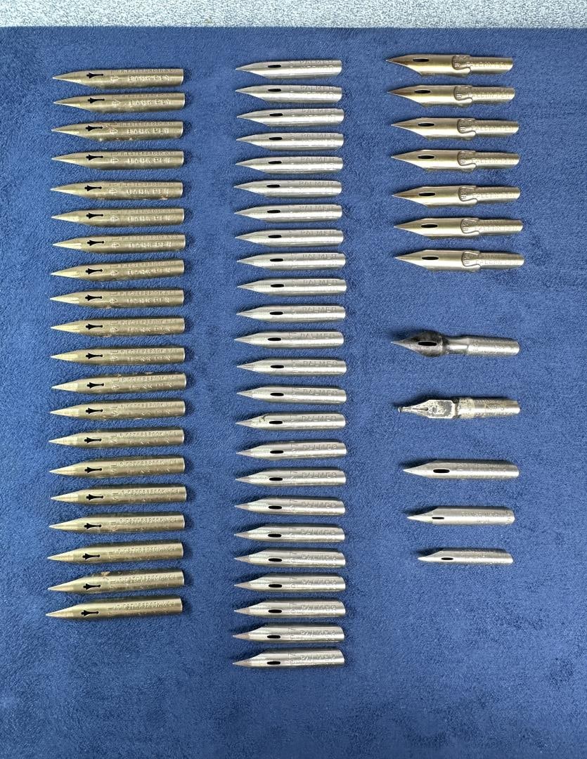 Collection of Fountain Pen Nibs: Nice grouping.