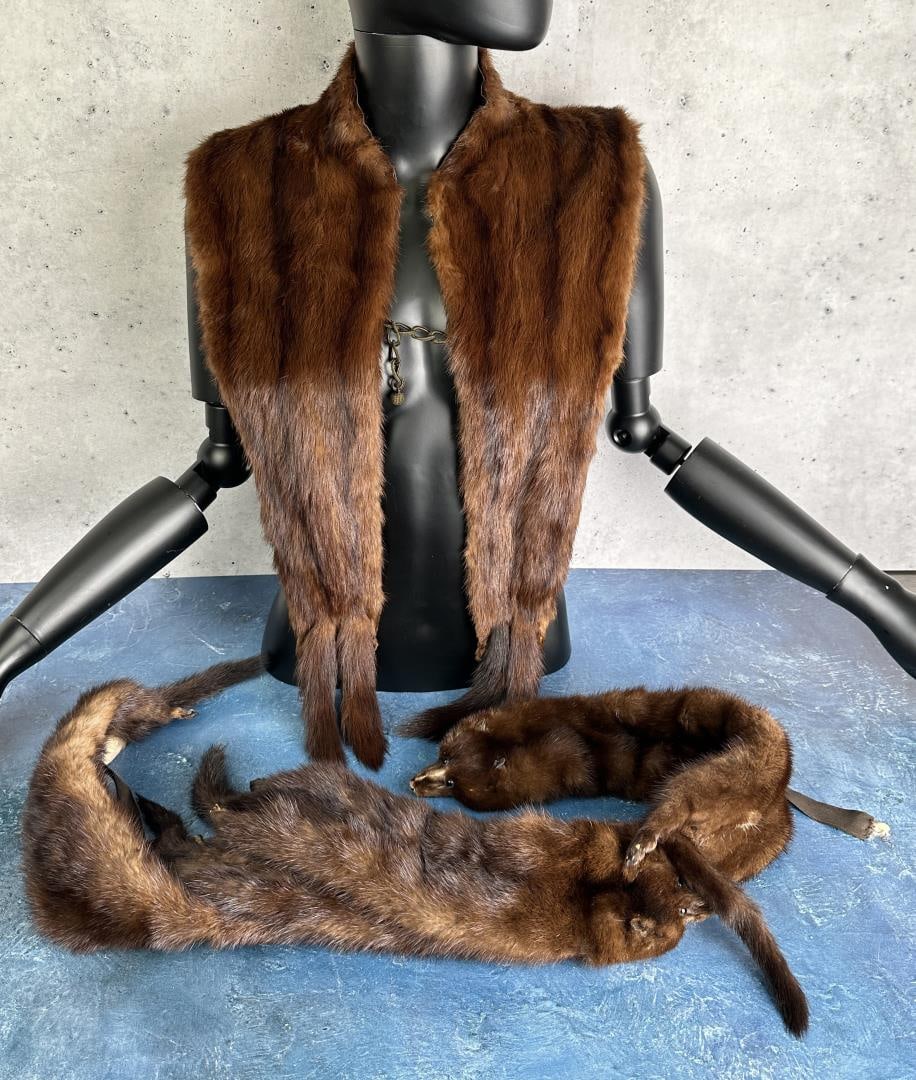 Antique Mink Fur Stole: Jacobs Furriers Spokane Washington.