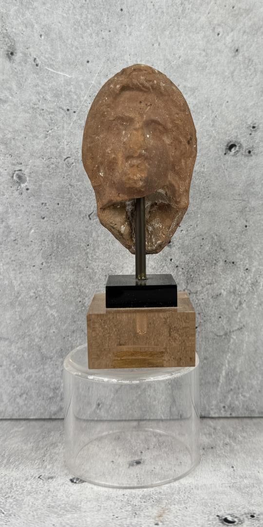 Ancient Greco Roman Terracotta Votive Female Head (1 of 5)