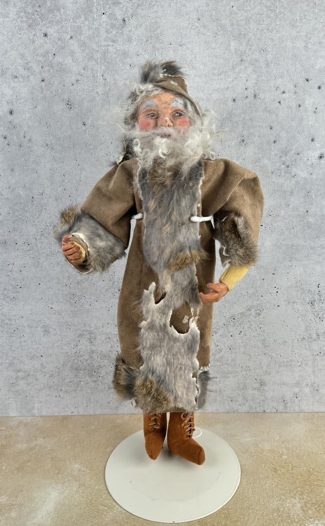 Antique German Paper Mache Face Santa Claus (1 of 3)