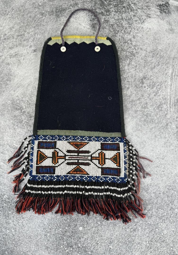 Cree Native American Indian Beaded Fire Bag (1 of 4)