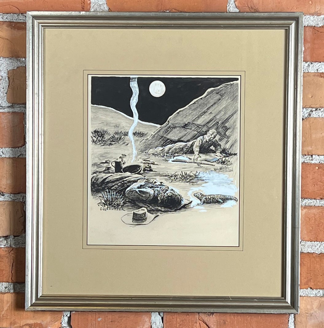 Nick Eggenhofer Drybrush Illustration Drawing (1 of 4)