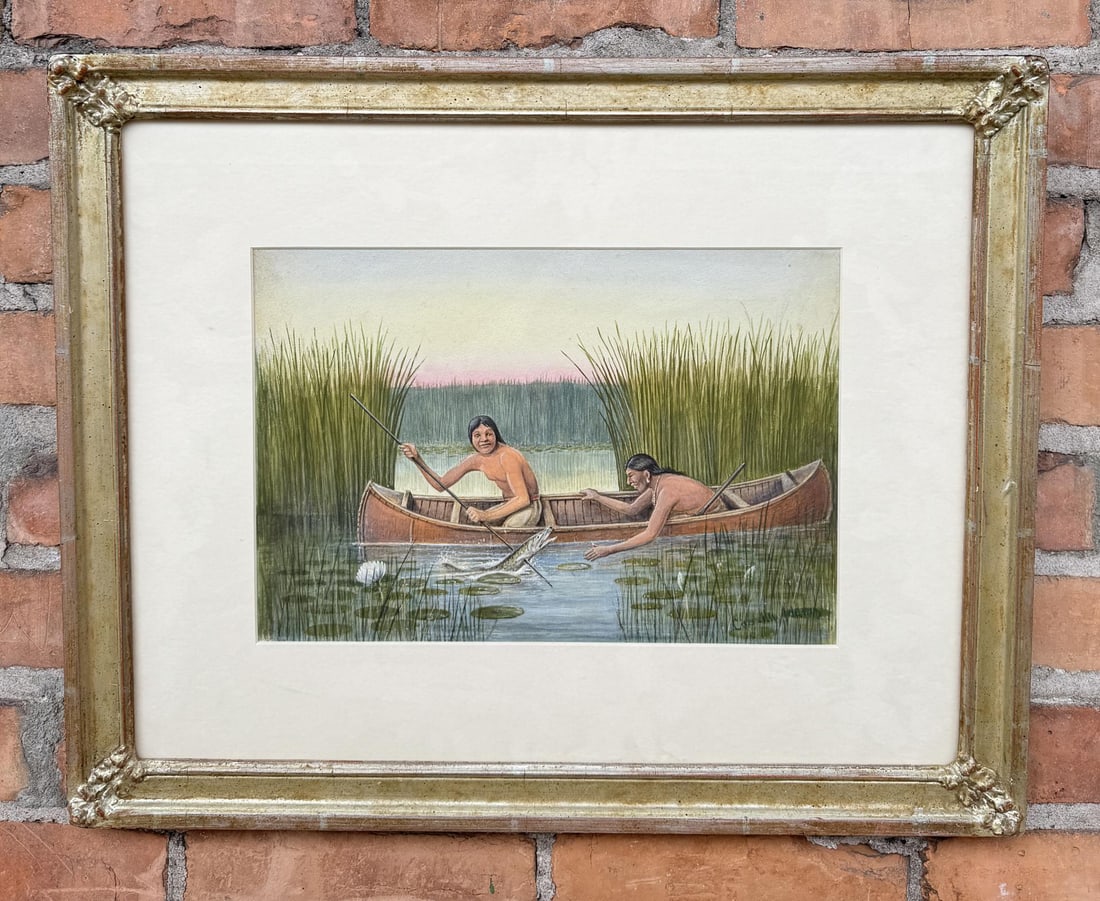 Cassilly Adams Native American Indian Painting (1 of 4)