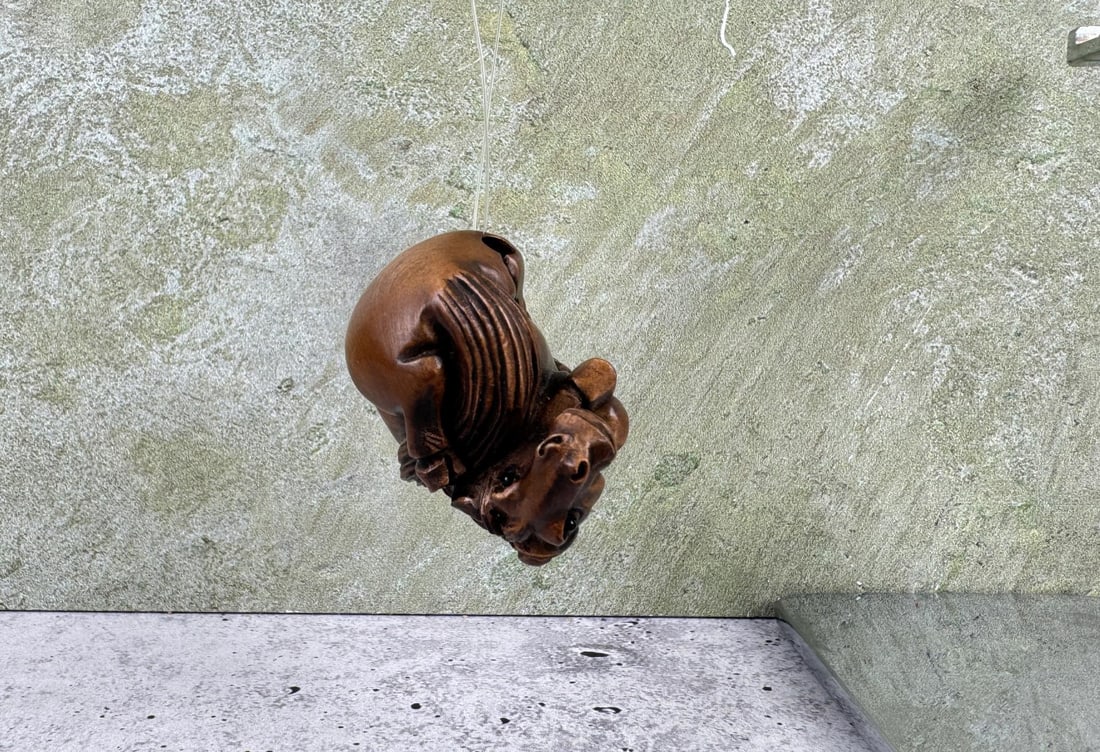 Japanese Boxwood Inro Netsuke (1 of 5)