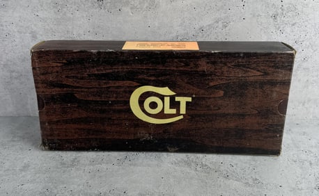 Factory Colt Python Woodgrain Pistol box