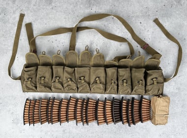 7.62x39mm Chinese Ammo Clips & Bandoleer
