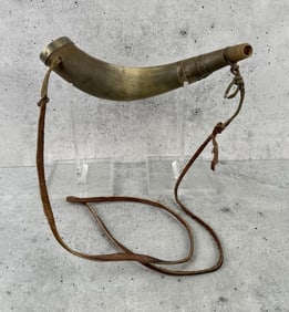 Richard Greeves Carved Powder Horn