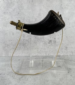 Black Powder Rendezvous Buffalo Powder Horn