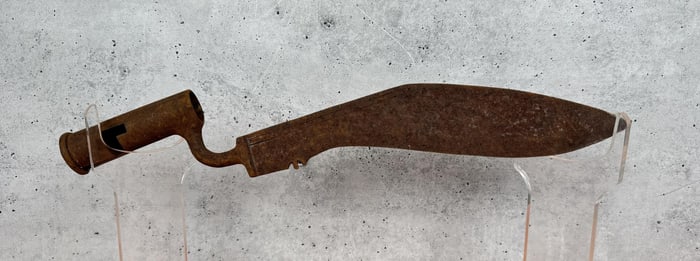 Nepalese Brown Bess Kukri Socket Bayonet