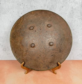Antique Indo Persian Mughal Dhal Shield
