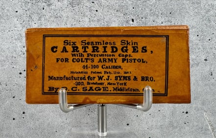 Civil War Package Of Colt Army Pistol Cartridges