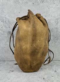 Antique Leather Marble Sack