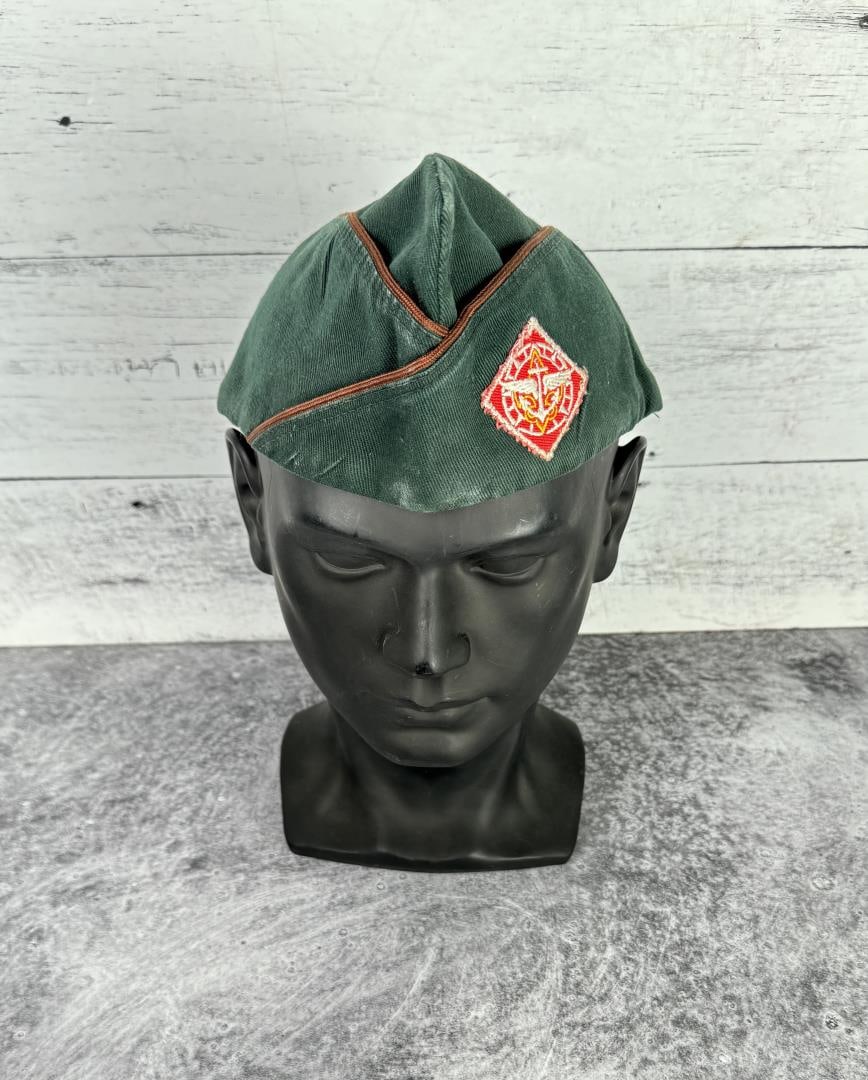 Sanforized Explorer Scout Garrison Hat: Size XL. Belonged to Ken Hurt of Saint Ignatius Montana