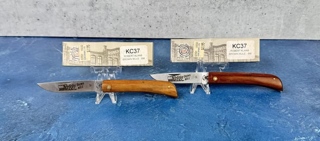 Robert Klaas Brown Mule Pocket Knives