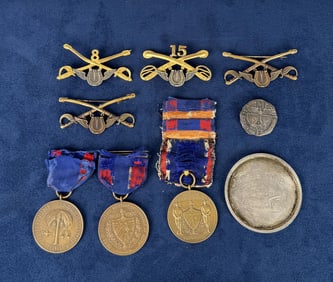 15th 8th US Cavalry Spanish American War Grouping