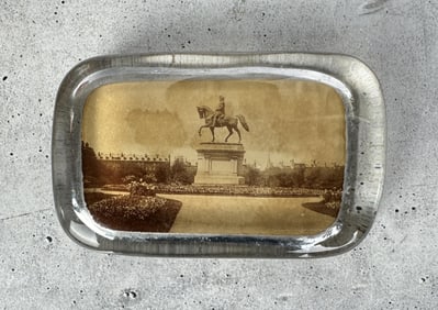 Boston Massachusetts Public Garden Paperweight