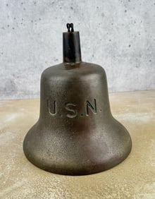 Bronze US Navy Ship's Deck Bell
