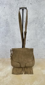 Black Powder Rendezvous Fringe Leather Bag