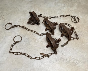 Montana Ranch Used Victor Jump Traps