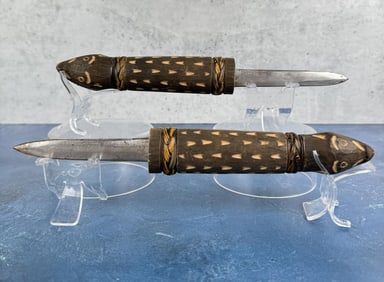 South Pacific Tribal Knife Set