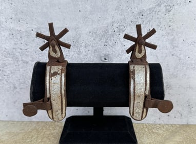 Antique Mexican Charro Cowboy Spurs